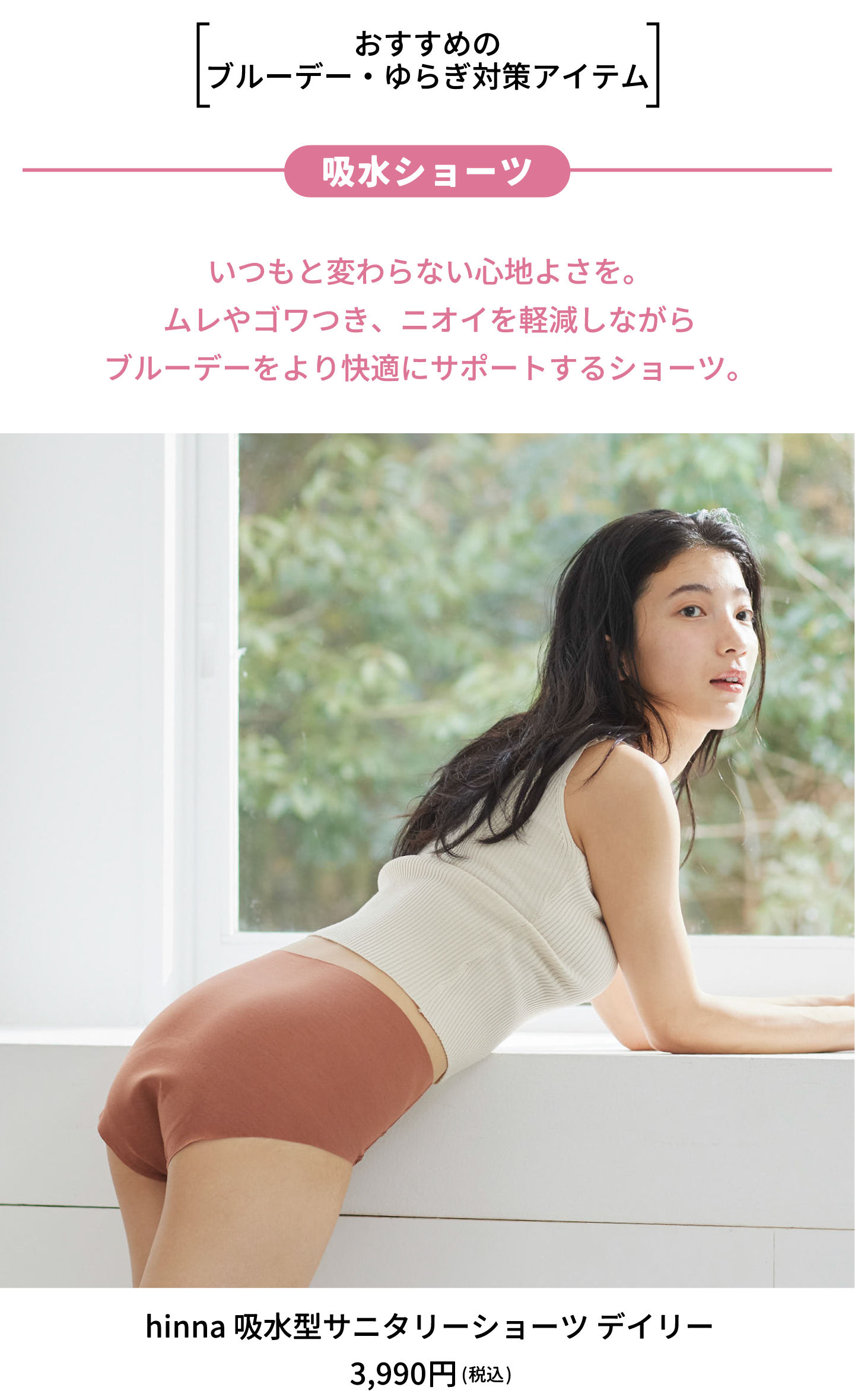 吸水型サニタリーショーツデイリー